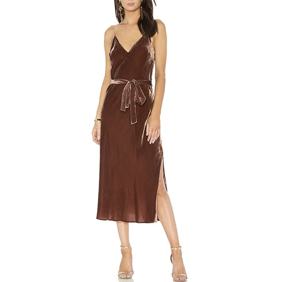 FRAME velvet slip dress - Picture 2 of 5